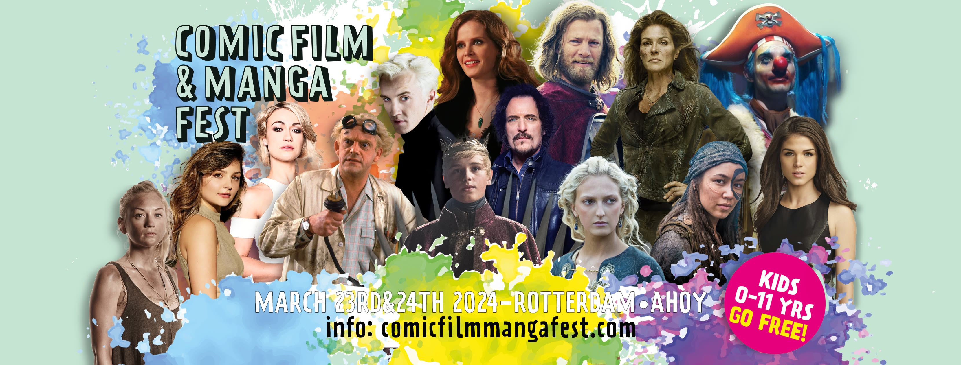 Comic, Film & Manga Fest Rotterdam 2024 Banner